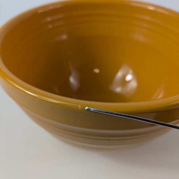 Fiestaware 2010 Marigold 2Pc Prep Bowl Set Homer Laughlin 75th Anniversary RARE - Picture 7 of 13